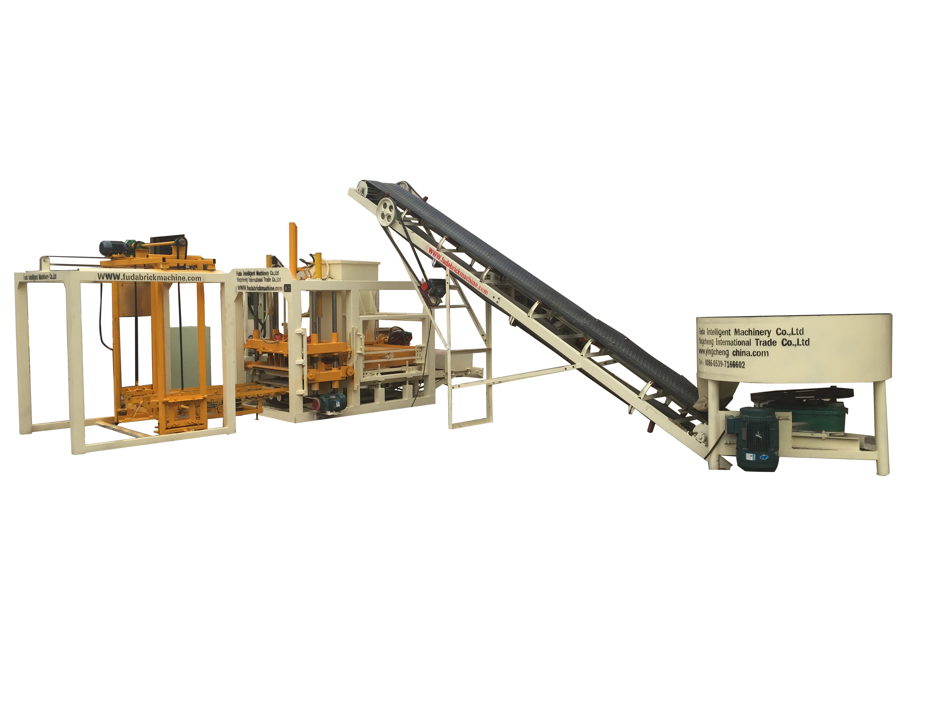 Máquina automática de bloques de prensa QT4-18, máquina de ladrillo sólido de polvo de cemento