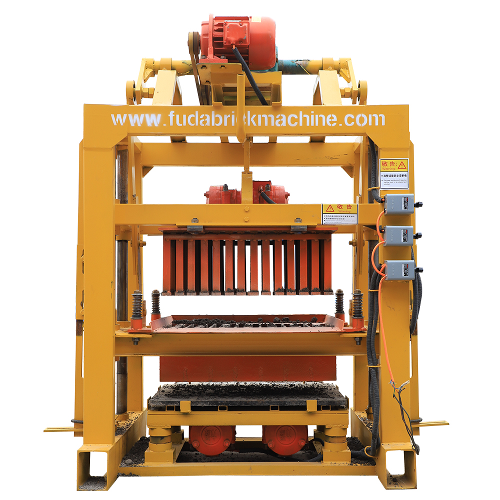 QT4-40 pequeña máquina de moldeo de bloques de hormigón manual / máquina de fabricación de bloques huecos / máquina de bloques cabro para la venta
